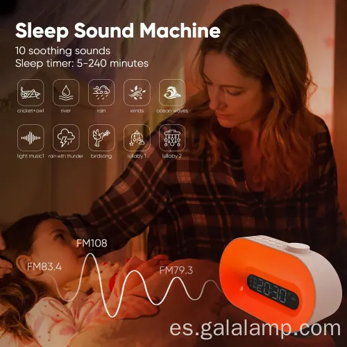 Altavoz de música RGB multifunción con monitoreo del sueño